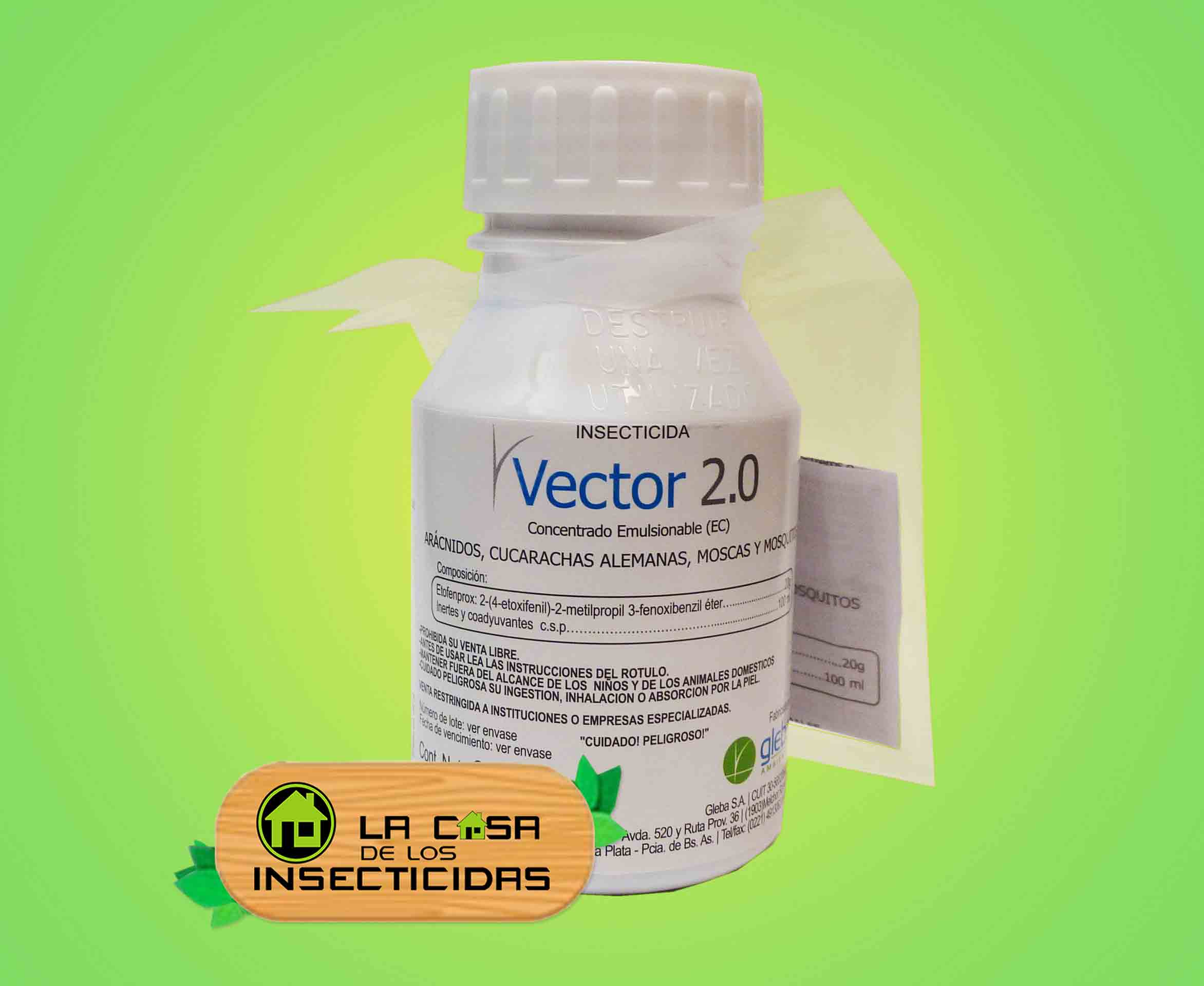 Vector 2.0 Insecticida Derribante 250 ml.