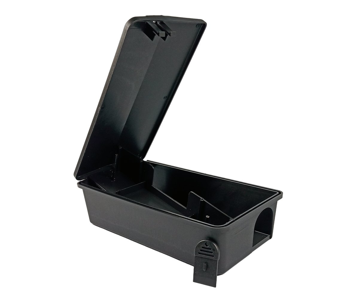 Caja Cebadera Ratas Con Llave Para Bloques Y Pegamento x 10u.