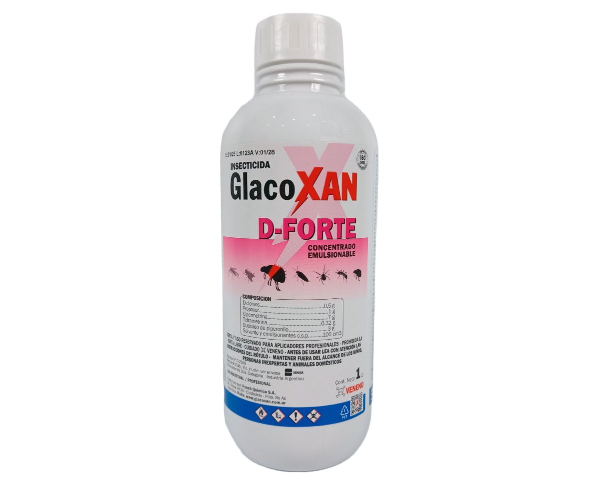 Glacoxan D-Forte insecticida Control de Plagas