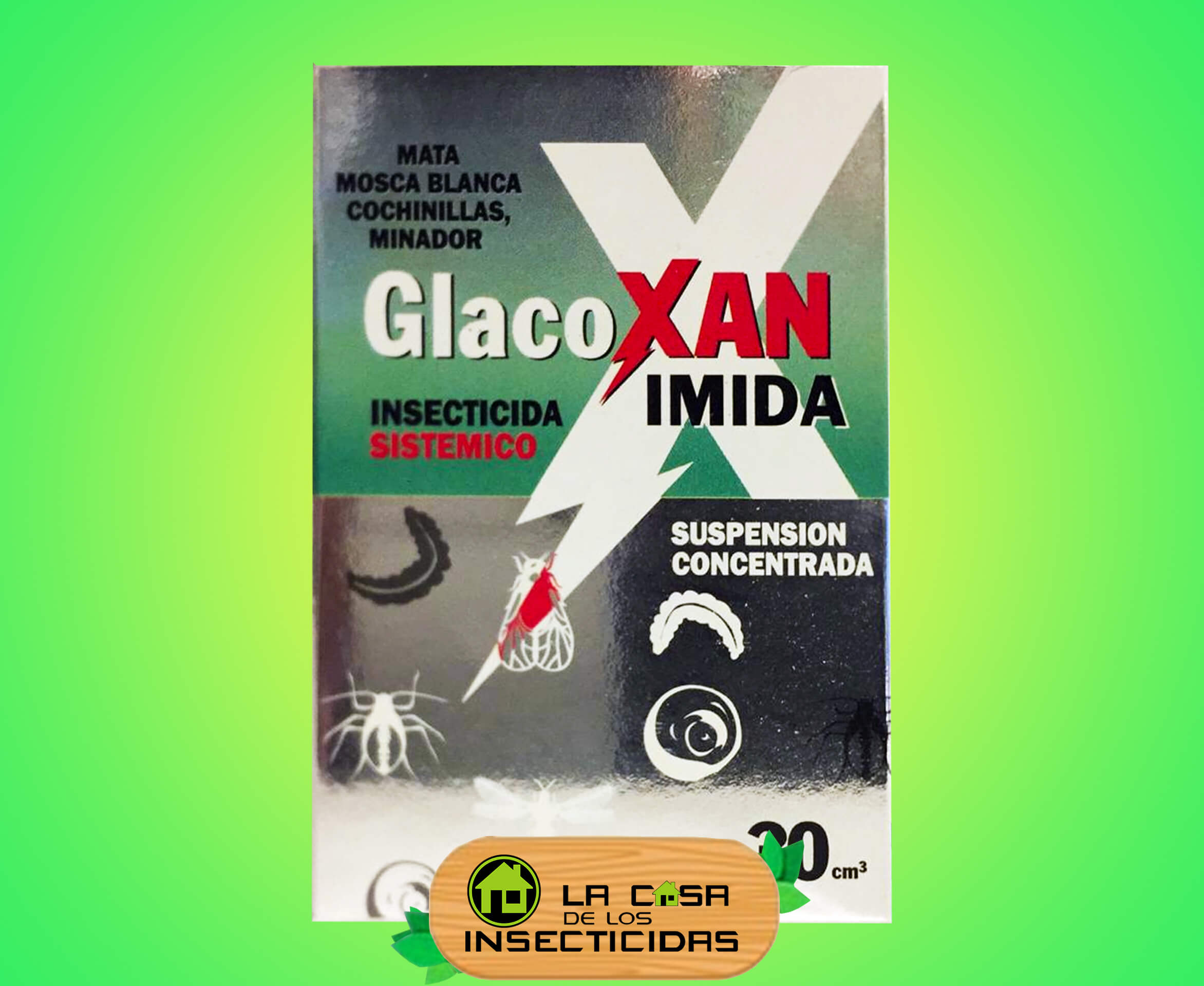 Glacoxan Imida Insecticida sistémico.