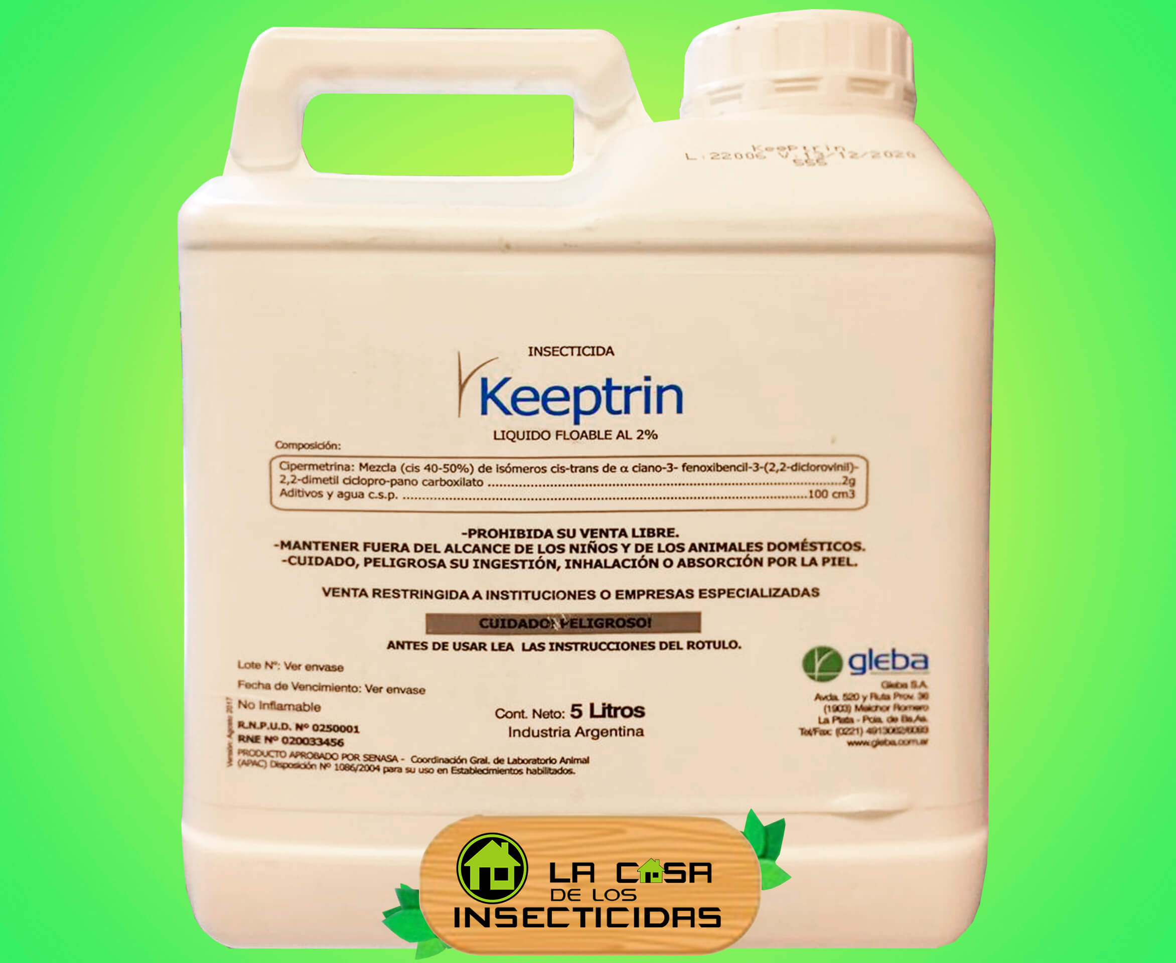 Keeptrin 5 litros Insecticida Floable
