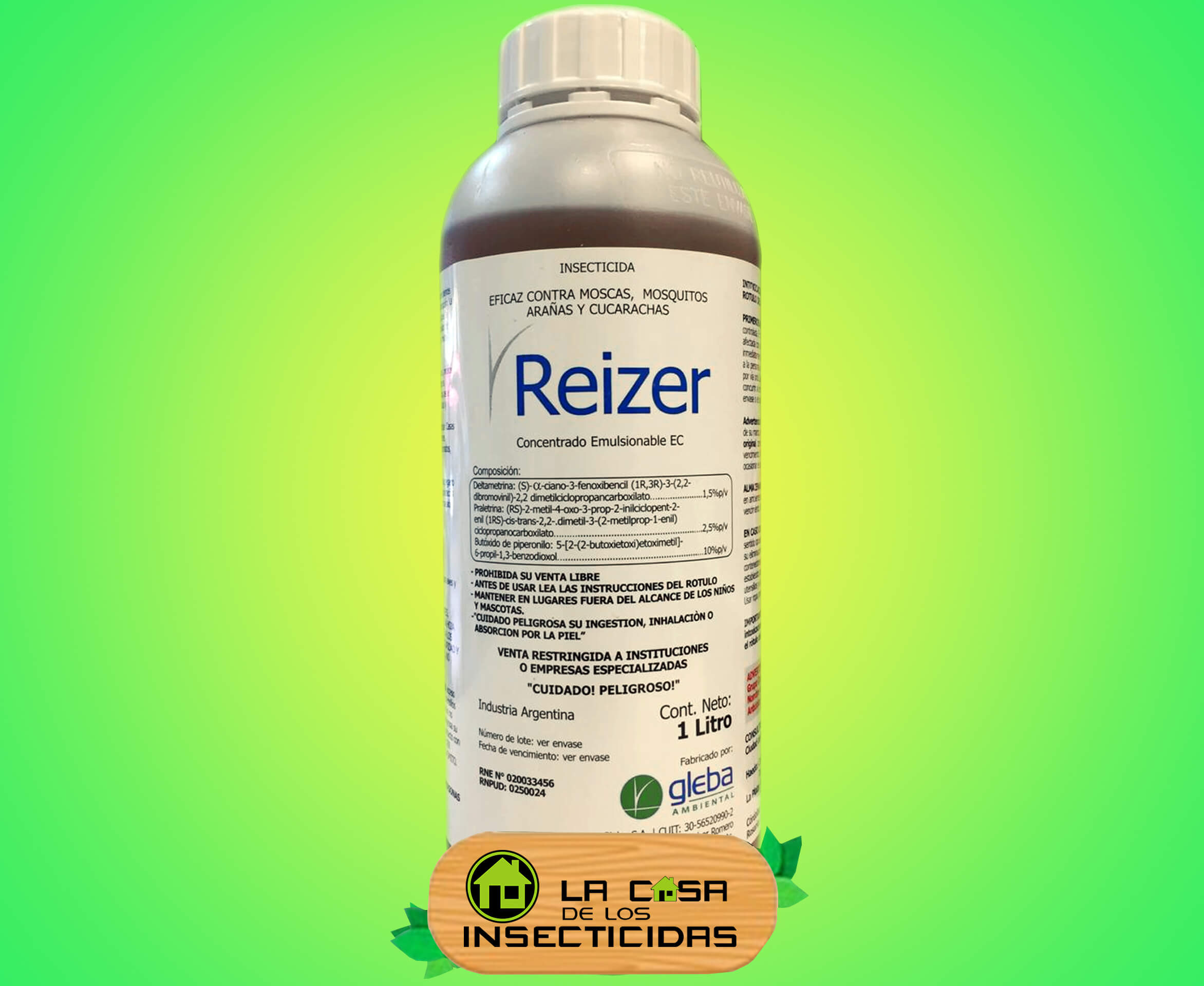 Reizer Insecticida para Control de Plagas 1 litro