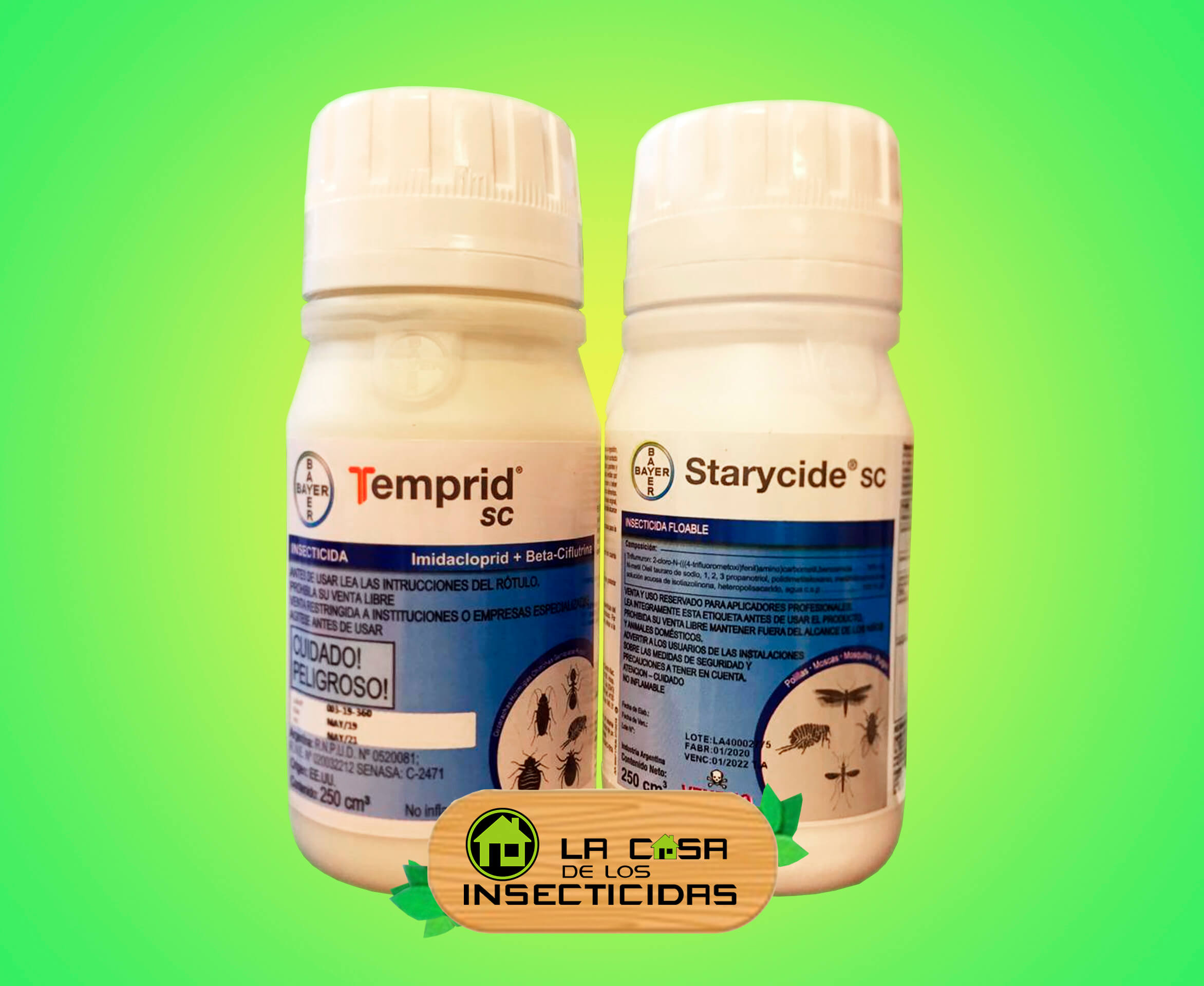 Temprid y Starycide mezcla insecticida total