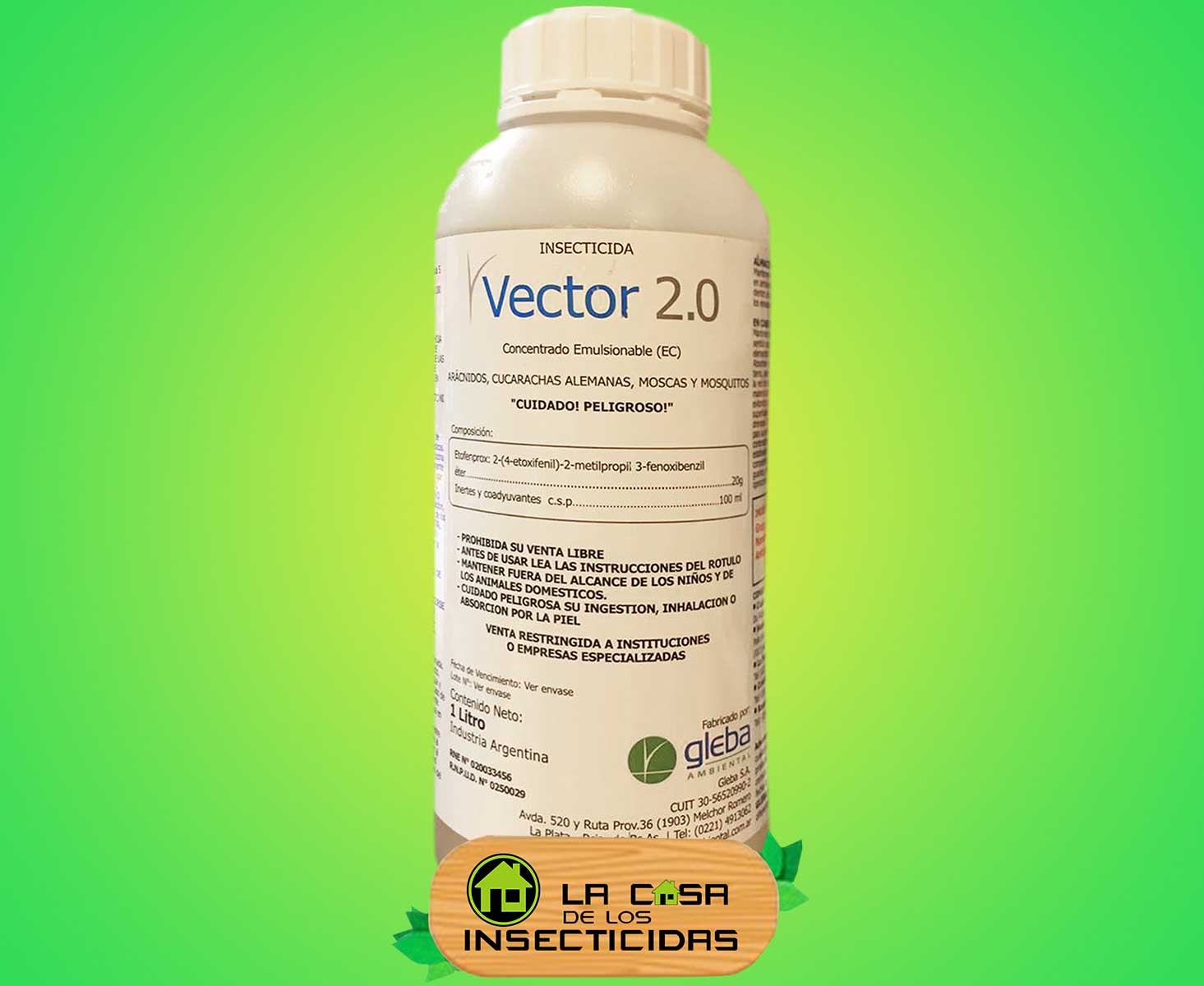 Vector 2.0 Insecticida Derribante x 1 ltr